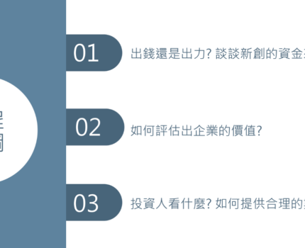 創業的第二堂財務課｜機智的新創募資 創新創業激勵計畫 FITI X NexTrek 講座紀實